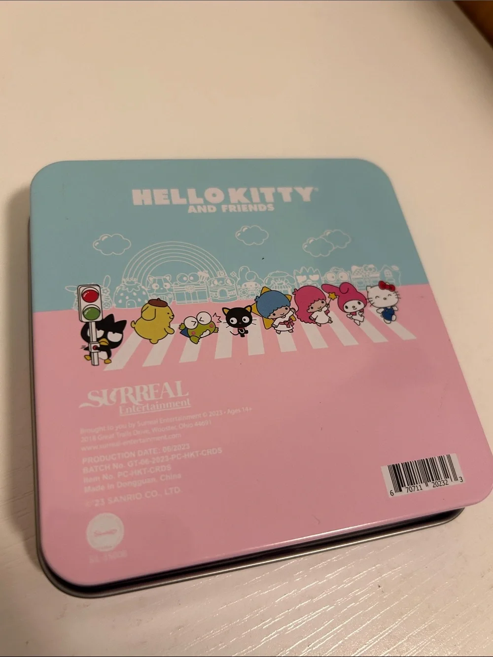 Hello Kitty & Friends NWT Playing Cards with tin